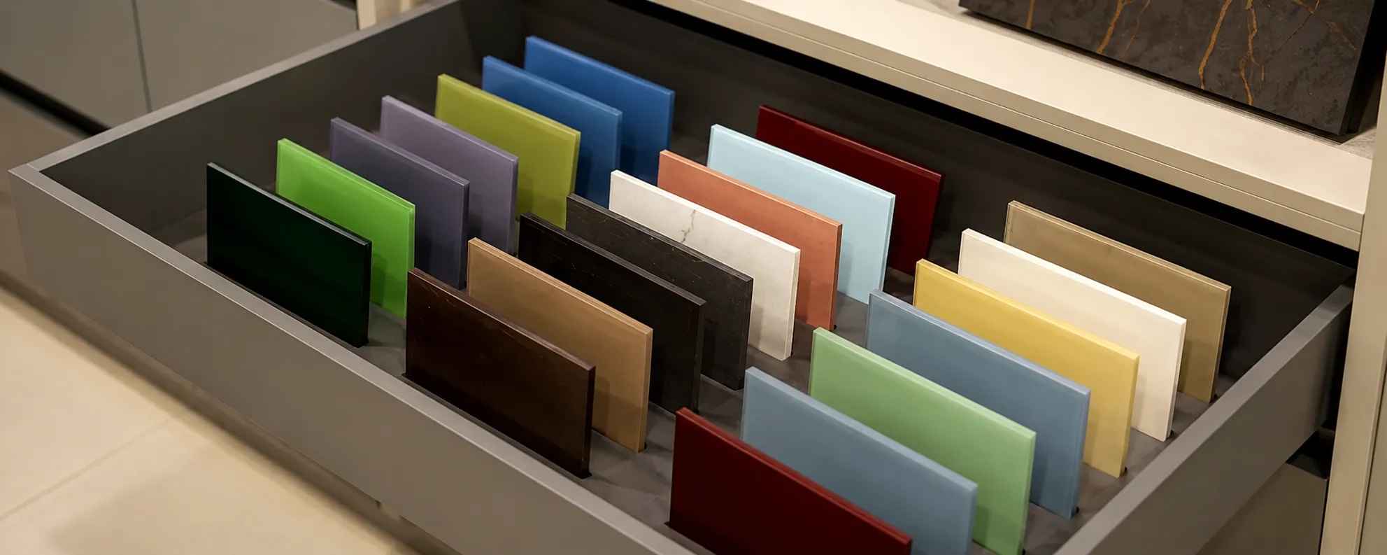Aluminium profile wardrobe shutters from Gala Hardware Bangalore